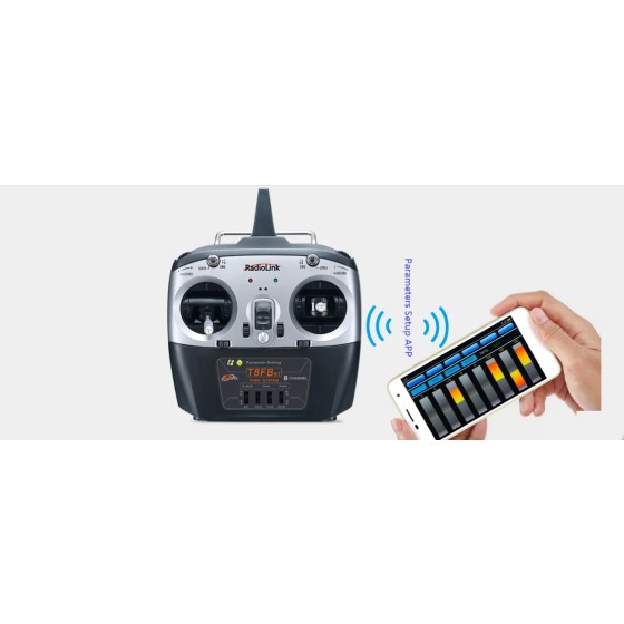 Radiolink T8FB BT 2.4G 8CH Remote Control Transmitter With R8EF Receiver for RC Airplane Car Accessories